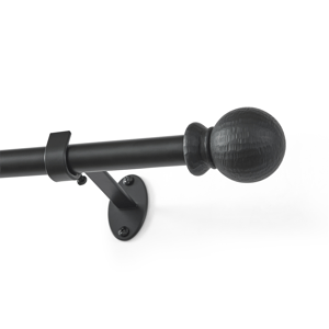Farmhouse Ball Adjustable Curtain Rod