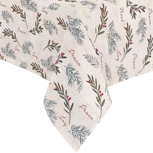 Threadmade Holiday Tree Trimmings Tablecloth