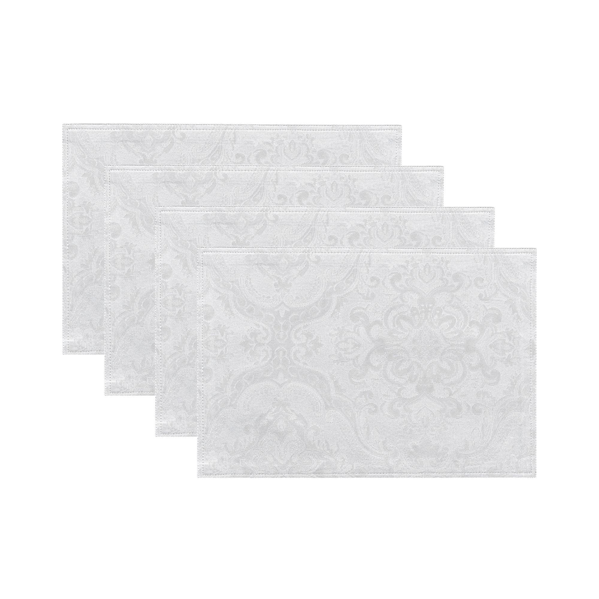 Threadmade Caiden Elegance 4-pc. Placemat, One Size, Red