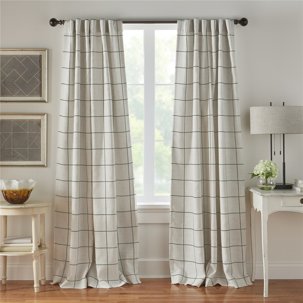 Threadmade Brighton Rod Pocket Back Tab Energy Saving Blackout Single Curtain Panel, One Size, Brown