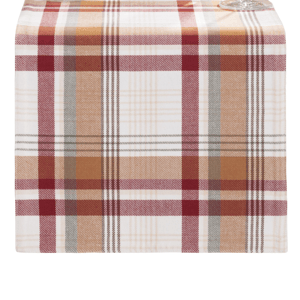 Threadmade Seneca Plaid Harvest Cotton Table Runner