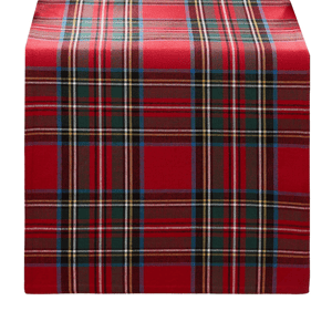 Threadmade Stowe Tartan Holiday Plaid Table Runner