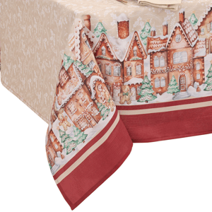 Threadmade Gingerbread Bliss Tablecloth
