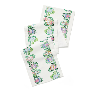 Lenox(R) Spice Village Print Embroidered Runner 14x70