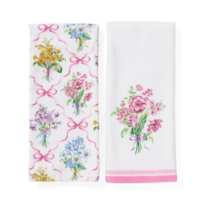 Lenox(R) Bouquet Ribbon Kitchen Towels - Set of 2