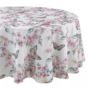 Lenox(R) Butterfly Meadow Floral Tablecloth