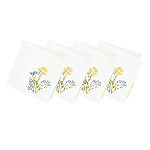 Lenox(R) Wildflowers Border Napkins - Set of 4