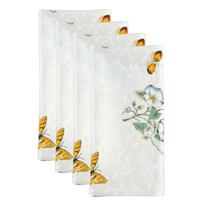 Lenox(R) Butterfly Meadow Damask Napkins - Set of 4