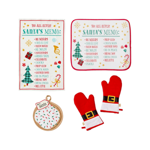 Lenox(R) Santas Coming 5-Piece Kitchen Gift Set