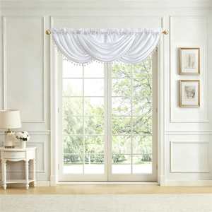 Lenox(R) Imperial Faux Silk Waterfall Window Valance