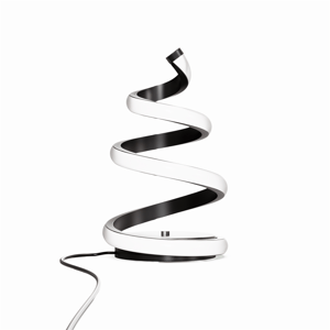 Infibrite Spiral 16in. LED Touch Dimming Table Lamp
