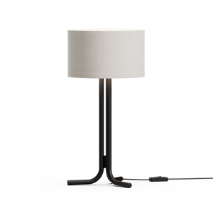 Infibrite 20in Classic Elegance Table Lamp with Cylindrical Shade