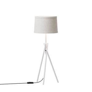 Infibrite 26in. Sleek Crossed Legs Table Lamp with Fabric Shade