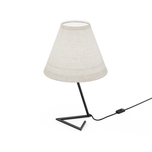 Infibrite 23in. Angular Base Table Lamp with Conical Shade