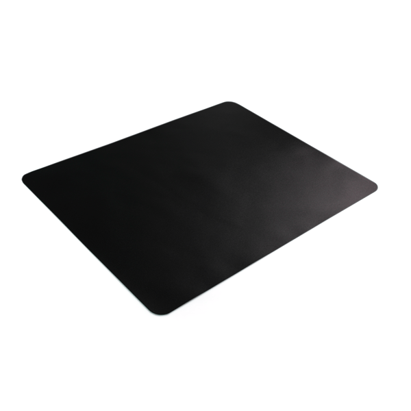 Floortex(R) Desktex(R) Black Vinyl Rectangular Desk Pad