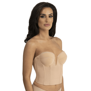 Womens Dominique(tm) Valerie V-Plunge Strapless Longline Bra  - 6390