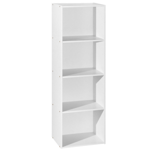 L'Baiet 47.3in. Open Storage 4-Tier Tall Bookcase