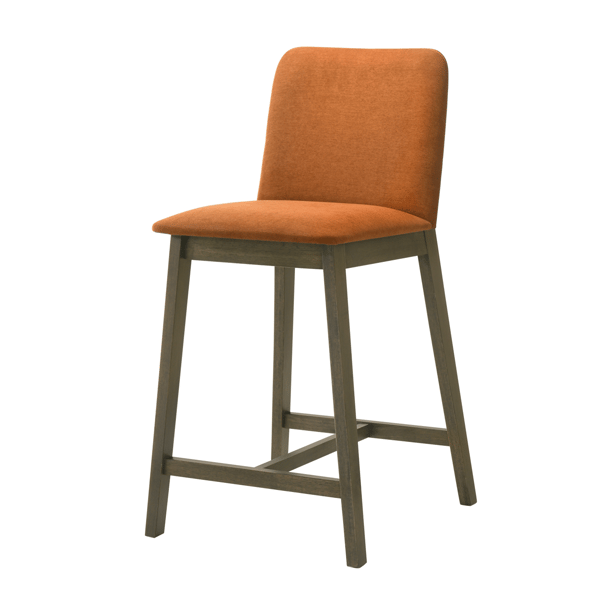 Armen Living Allin 26in. Fabric Counter Height Barstool -Set Of 2