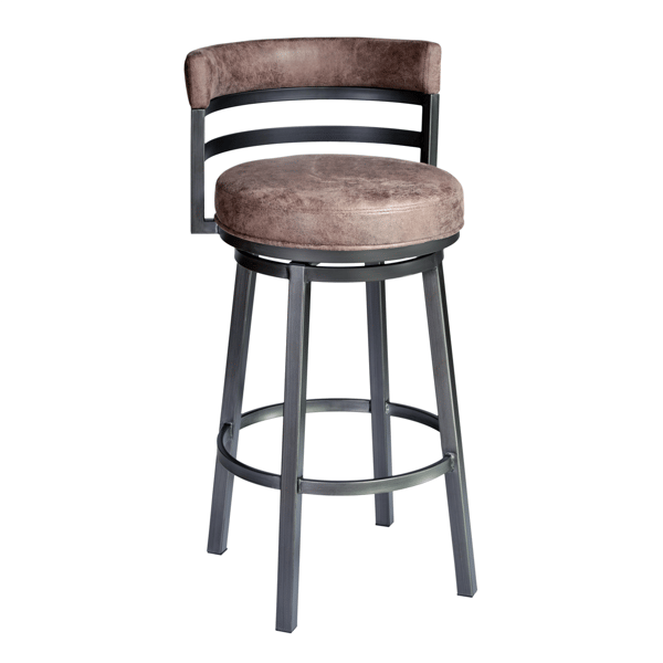 Armen Living Madrid 26in. Swivel Painted Finish Counter Bar Stool