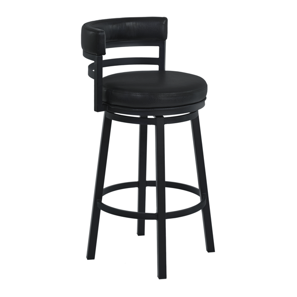 Armen Living Madrid Bar Height Swivel Painted Finish Bar Stool