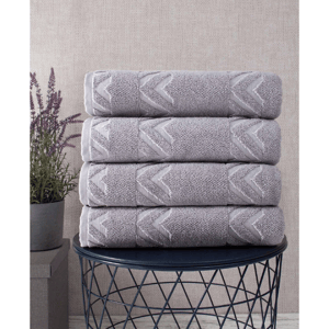 Ozan Premium Home Turkish Cotton Sovrano Luxury 4pc. Bath Towels