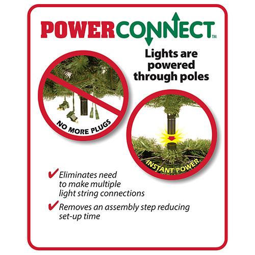 National Tree 9ft. N. Woods LED PowerConnect(tm) Tree alternate view