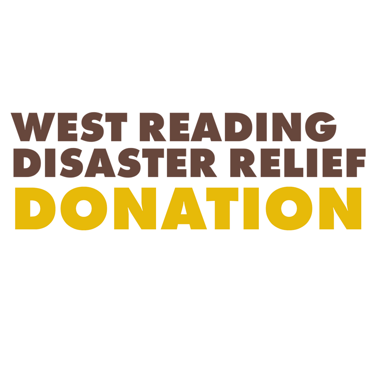 West Reading Disaster Relief Donation