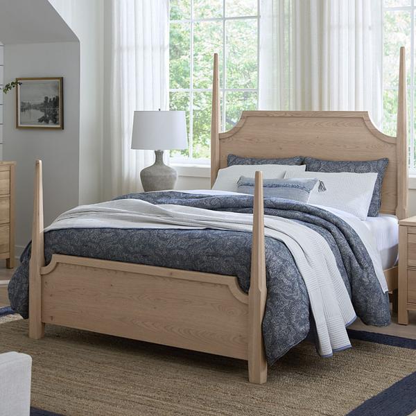 Vaughan Bassett Tide & Timber Pencil Poster Bed Collection